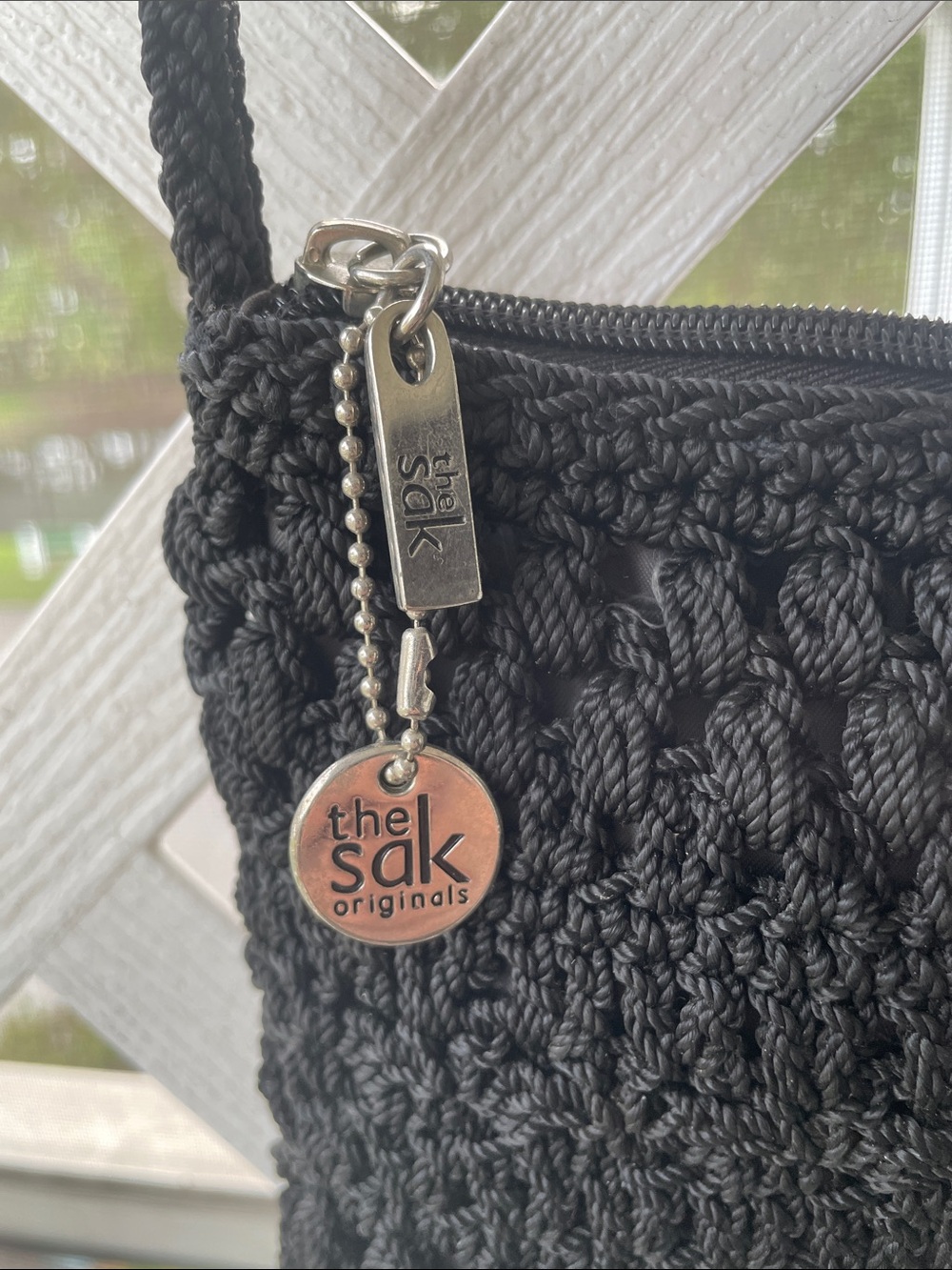 The Sak Vintage Black Crochet Crossbody - Picture 6 of 10